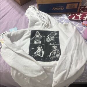 Taylor Swift White Eras Tour Hoodie